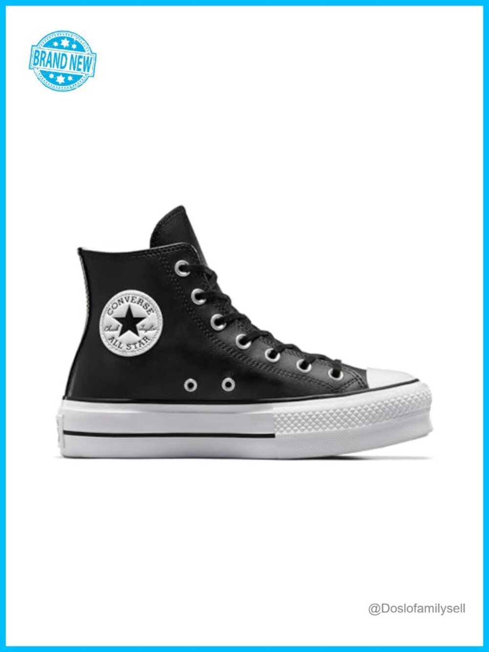 Chuck Taylor All Star High-top Leather Platform Sneakers